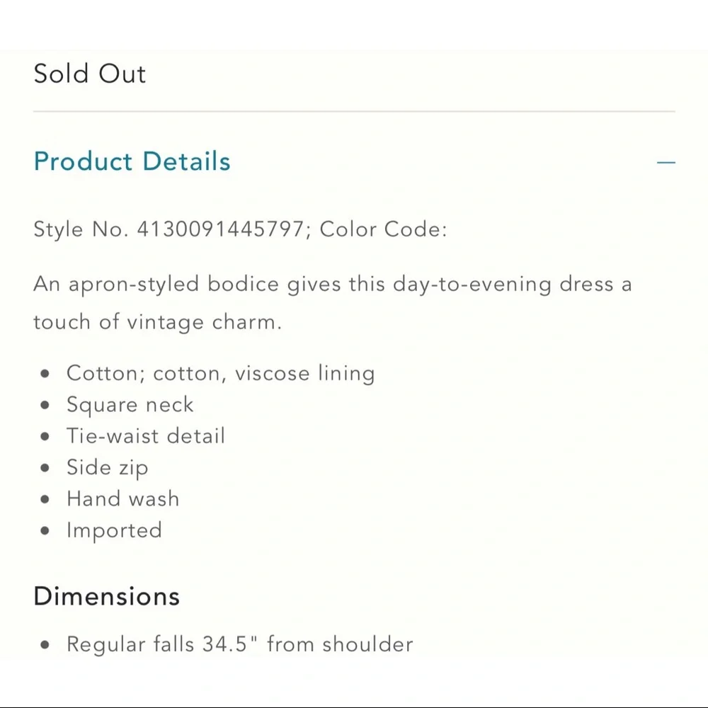 Anthropologie Ingalls Tie-Waist Dress Size 16 NWT (peach) - Picture 9 of 10